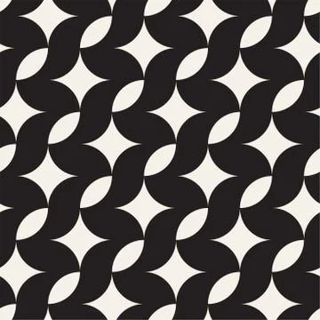 Vector seamless cross tiling pattern. Modern stylish geometric lattice textur Stock-Illustration