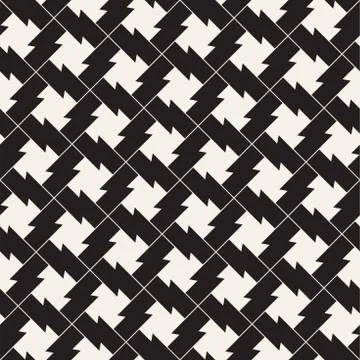 Vector seamless cross tiling pattern. Modern stylish geometric lattice textur Stock-Illustration