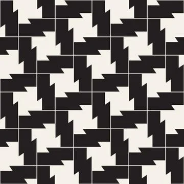 Vector seamless cross tiling pattern. Modern stylish geometric lattice textur Illustrazione stock