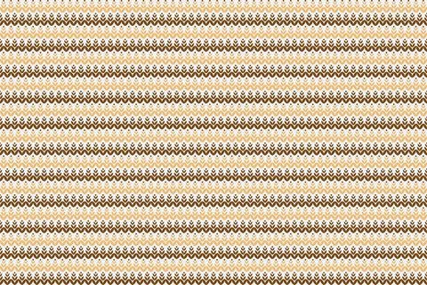 Vector seamless decorative ethnic pattern colorful geometric knitting Stock Illustration