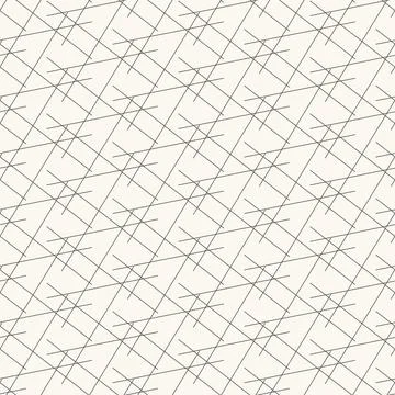 Vector seamless decorative minimalistic monochrome pattern - geometric orname Stock Illustration