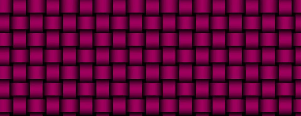 Vector seamless decorative pattern of braided ribbons. イラスト素材