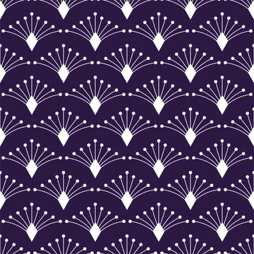 Vector seamless decorative pattern. Geometric ornamental luxury design Ilustração Stock