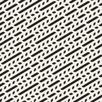 Vector Seamless Diagonal Lines Geometric Pattern Stock Illustration