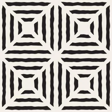 Vector Seamless Diagonal Lines Grid Pattern Illustrazione stock