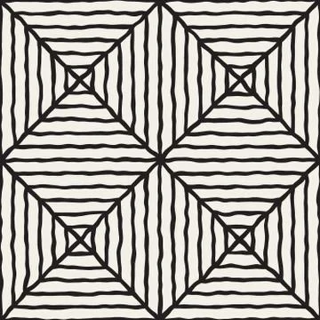 Vector Seamless Diagonal Lines Grid Pattern Illustrazione stock