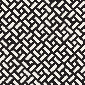 Vector Seamless Diagonal Rectangles Pavement Pattern Stock Illustration