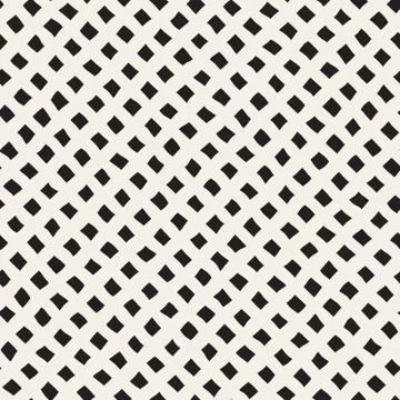 Vector Seamless Diagonal Rhombus Grid Pattern Stock Illustration