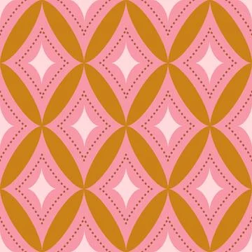 Vector seamless diamond pattern in retro circus style. Set of vintage harle.. Stock Illustration