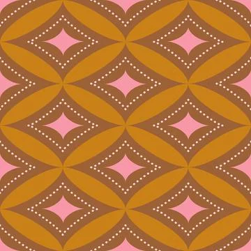 Vector seamless diamond pattern in retro circus style. Set of vintage harle.. イラスト素材