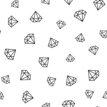 Vector seamless diamonds pattern. Illustrazione stock