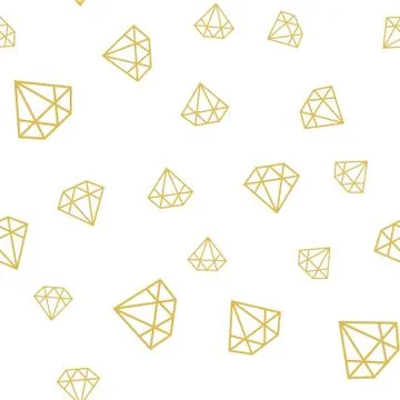 Vector seamless diamonds pattern. Illustrazione stock