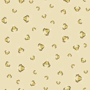 Vector seamless diamonds pattern. Illustrazione stock