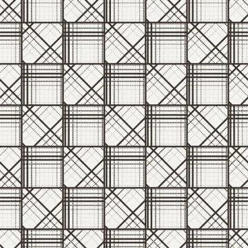 Vector seamless dotted and lined pattern イラスト素材