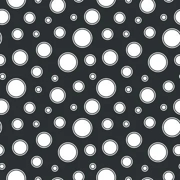 Vector seamless dotted pattern - black and white design. Simple repeatable Stockillustratie