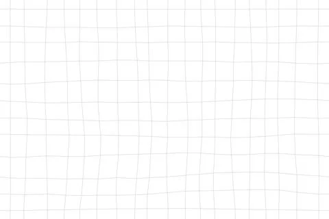 Vector seamless drawing geometric pattern. Grid striped white background Stock Illustration