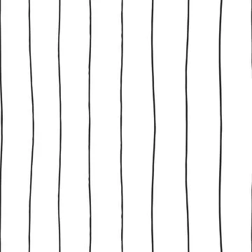 Vector seamless drawing striped pattern. Simple black and white unusual Stock Illustration
