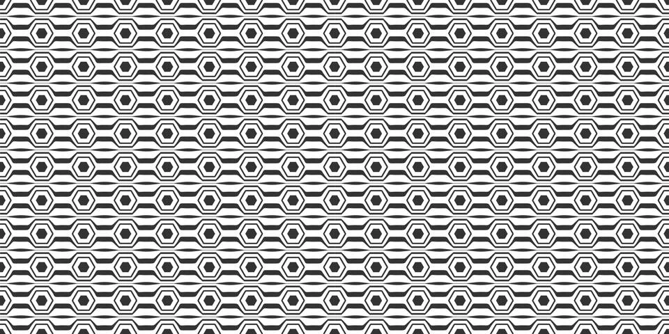 Vector seamless editable pattern of arbitrary geometric shapes for texture an Illustrazione stock