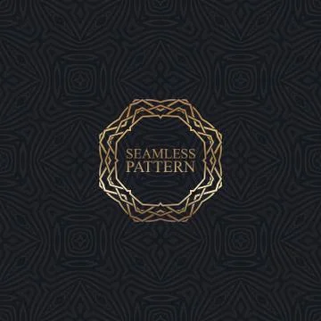 Vector seamless elegant pattern Stock Illustration