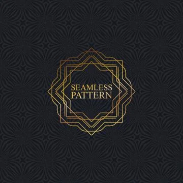 Vector seamless elegant pattern Stock Illustration