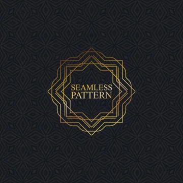 Vector seamless elegant pattern Stock Illustration
