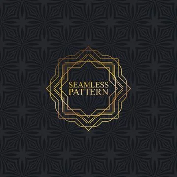 Vector seamless elegant pattern Stock Illustration