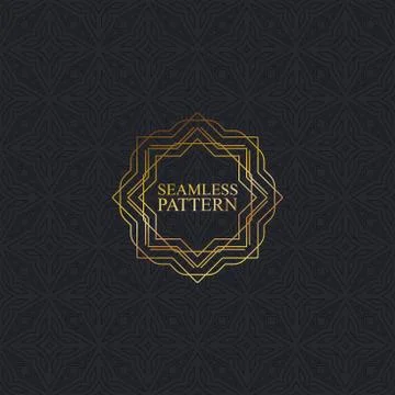 Vector seamless elegant pattern Stock Illustration