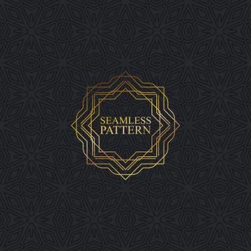 Vector seamless elegant pattern Stock Illustration