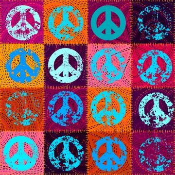 Vector seamless ethnic patchwork pattern イラスト素材