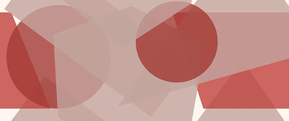 Vector seamless flat background. Colorful beautiful shapes. Minimalist cartoon Stock Illustration