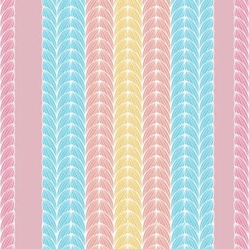 Vector seamless floral background pattern Illustrazione stock