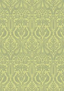 Vector seamless floral damask pattern vintage abstract background Illustrazione stock