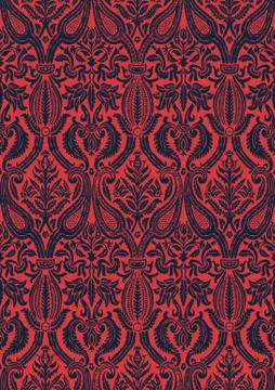 Vector seamless floral damask pattern vintage abstract background 스톡 일러스트