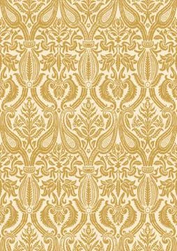 Vector seamless floral damask pattern vintage abstract background Illustrazione stock