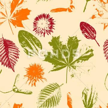 Vector seamless floral pattern Stock Illustration