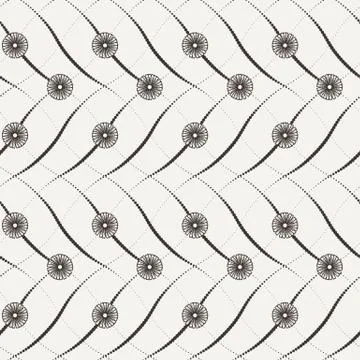 Vector seamless floral pattern Illustrazione stock