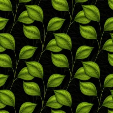 Vector Seamless Floral Pattern イラスト素材