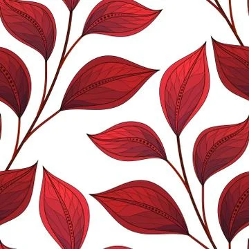 Vector Seamless Floral Pattern イラスト素材