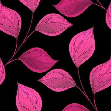 Vector Seamless Floral Pattern イラスト素材