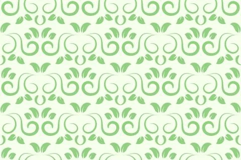 Vector seamless floral pattern. Modern stylish abstract texture Stock Illustration