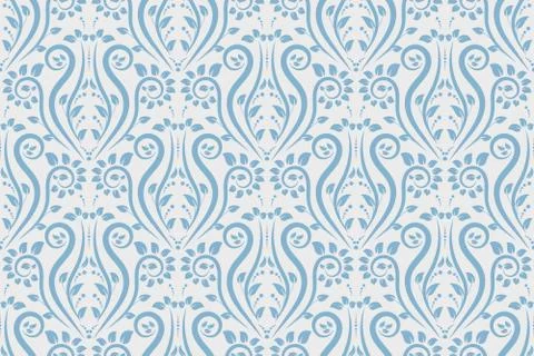 Vector seamless floral pattern. Modern stylish abstract texture Stock Illustration