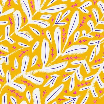 Vector seamless floral seamless pattern for fashion prints, graphics, backg.. Stock Illustration