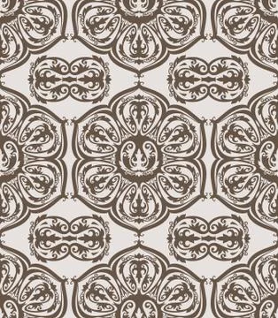 Vector seamless floral vintage pattern Stock-Illustration