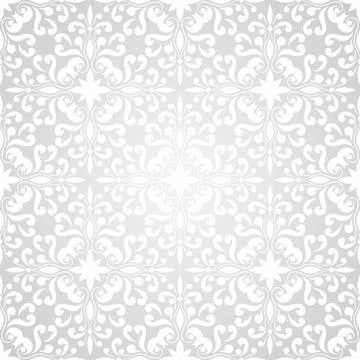 Vector seamless floral wallpaper pattern イラスト素材