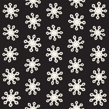 Vector seamless freehand pattern. Abstract background with floral brush strokes Illustrazione stock