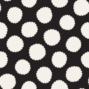 Vector seamless freehand pattern. Abstract background with floral brush str.. Stockillustratie