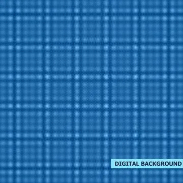 Vector seamless geometric dotted pattern. Blue abstract digital technology .. Stock Illustration