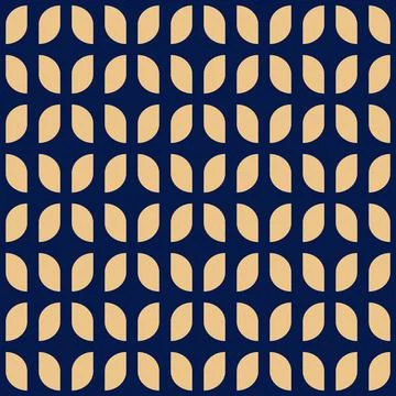 Vector seamless geometric elegant pattern. Modern symmetric texture. Repeatable Stock Illustration