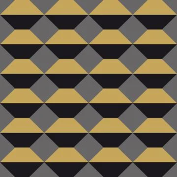 Vector seamless geometric elegant pattern. Modern symmetric texture. Repeatable Stock Illustration