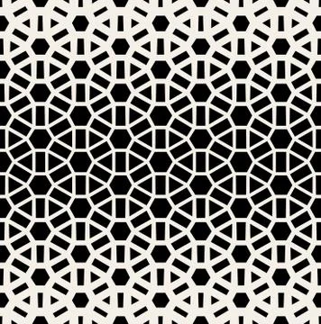 Vector Seamless Geometric Grid Halftone Pattern Stock Illustration
